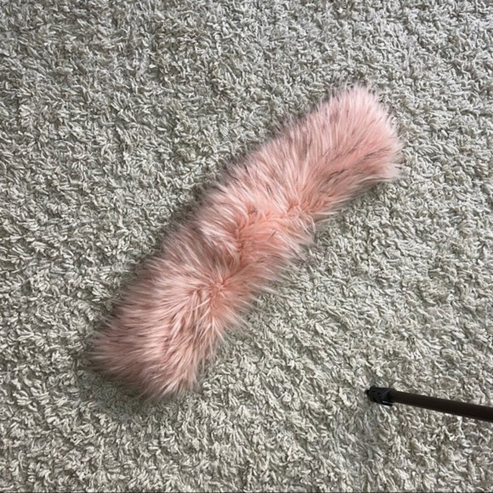 Light Pink Faux Fur from a jean jacket